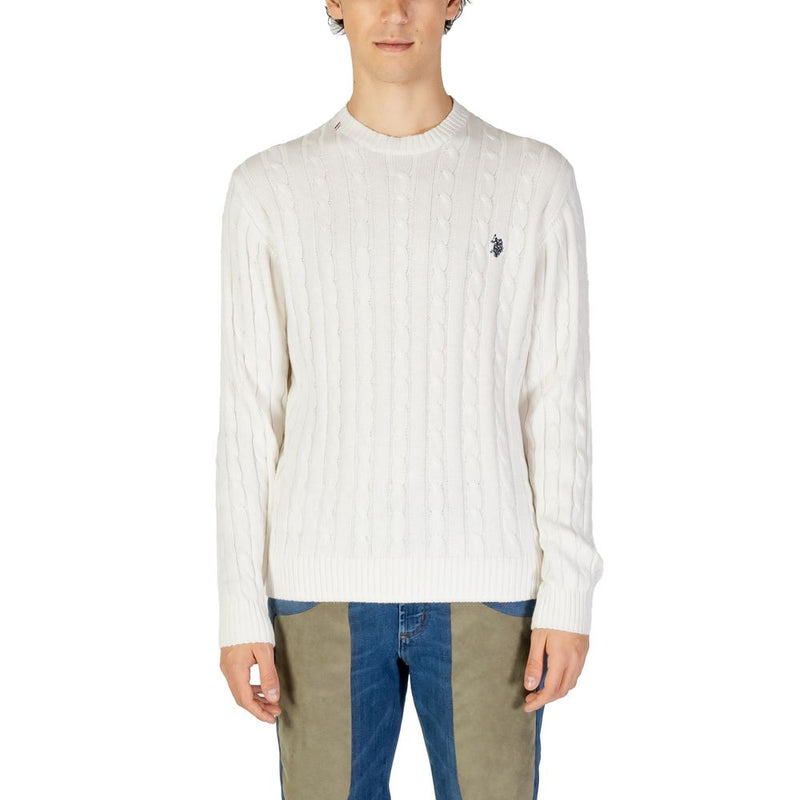 U.S. POLO ASSN. White Cotton Sweatshirt