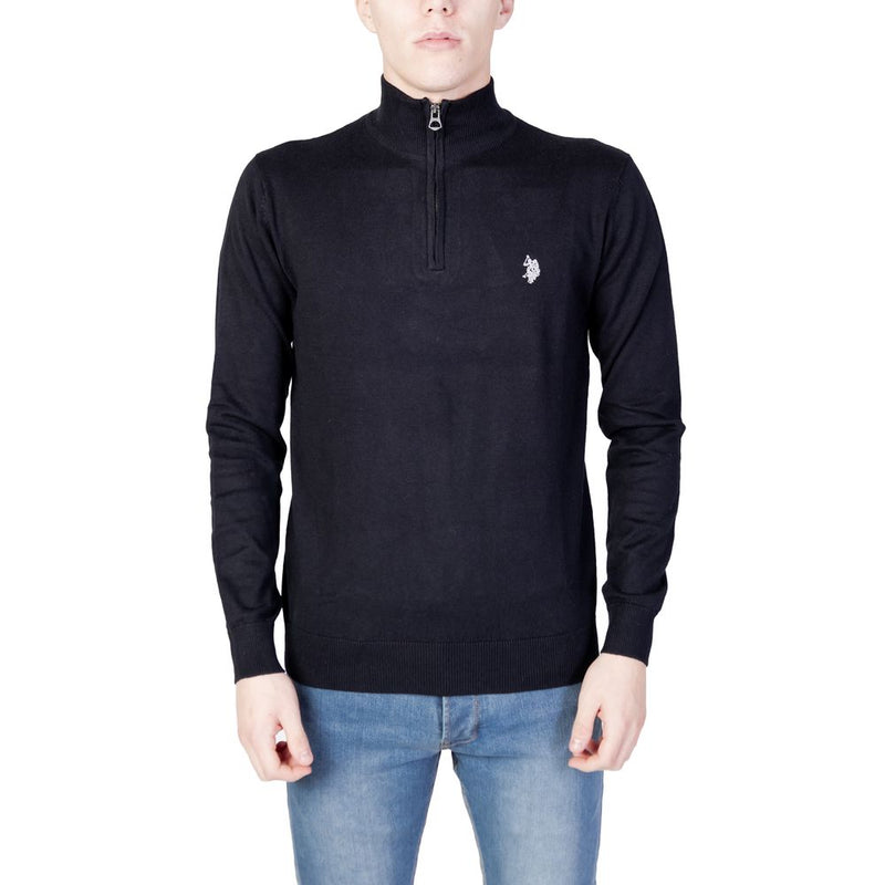 U.S. POLO ASSN. Black Cotton Sweatshirt