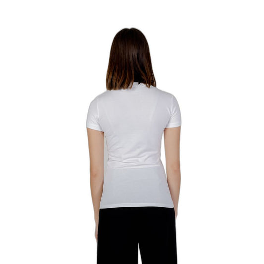 Guess White Cotton T-Shirt