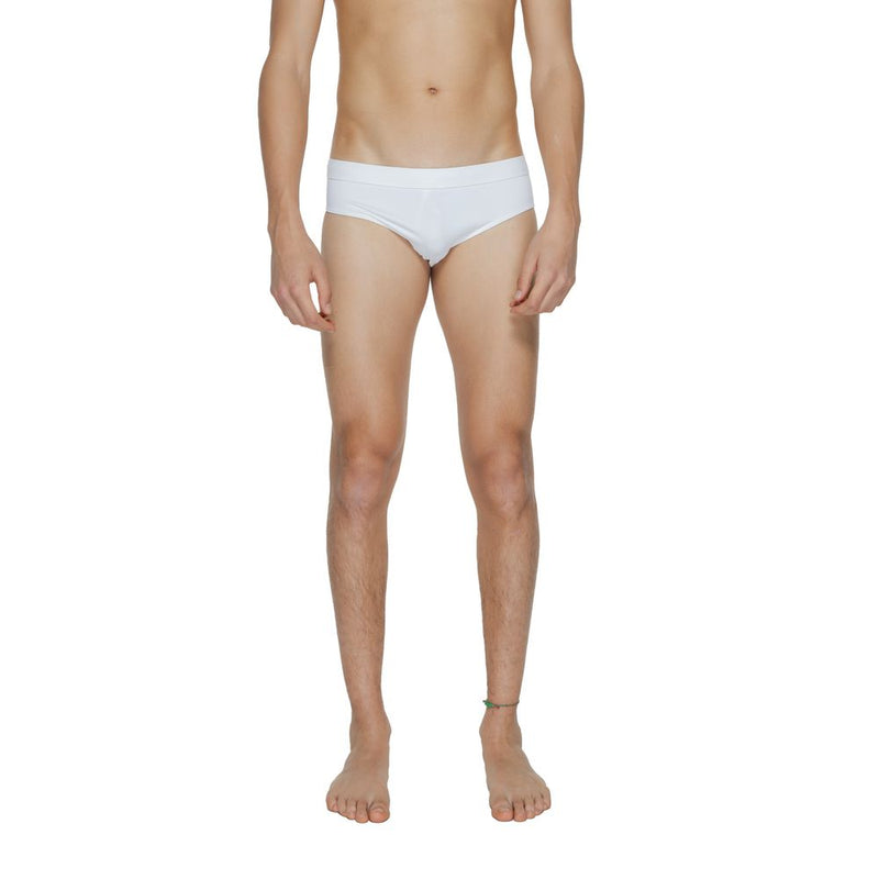 Calvin Klein White Polyamide Swim Briefs