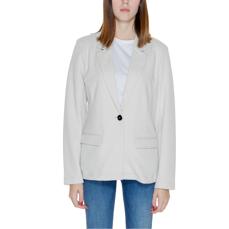 Only Beige Polyester Blazer