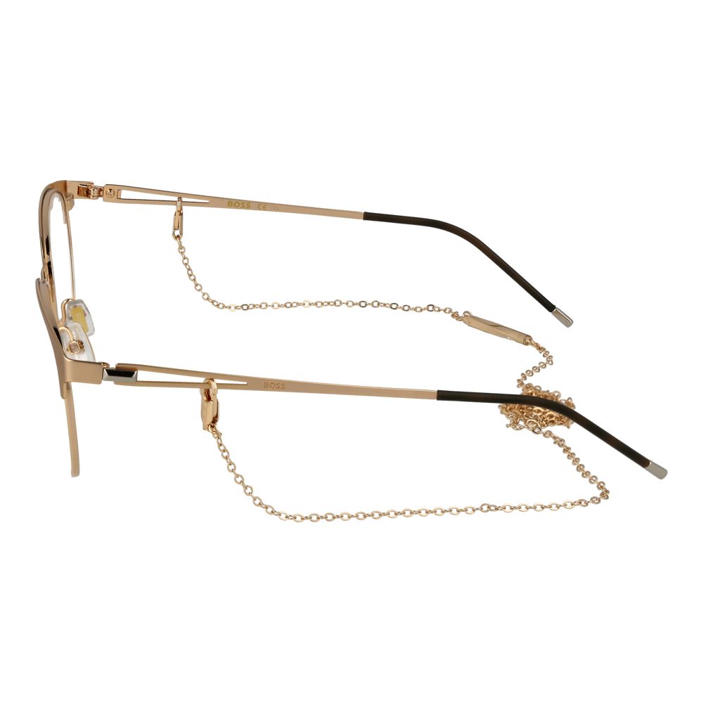 Hugo Boss Gold Stainless Steel Glasses (Frames) - ClickThatClicks 