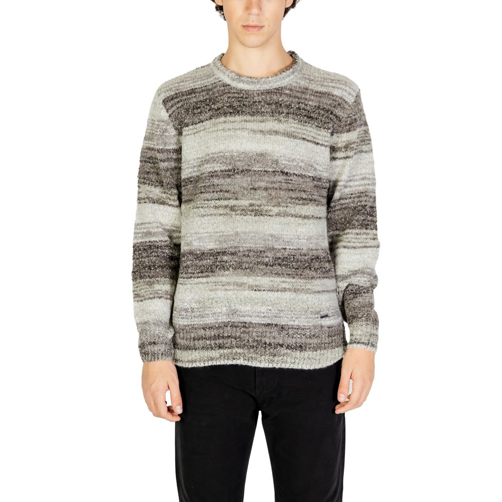 Gianni Lupo Gray Polyacrylic Sweatshirt - ClickThatClicks 