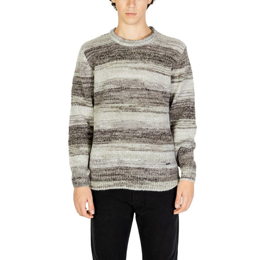 Gianni Lupo Gray Polyacrylic Sweatshirt - ClickThatClicks 
