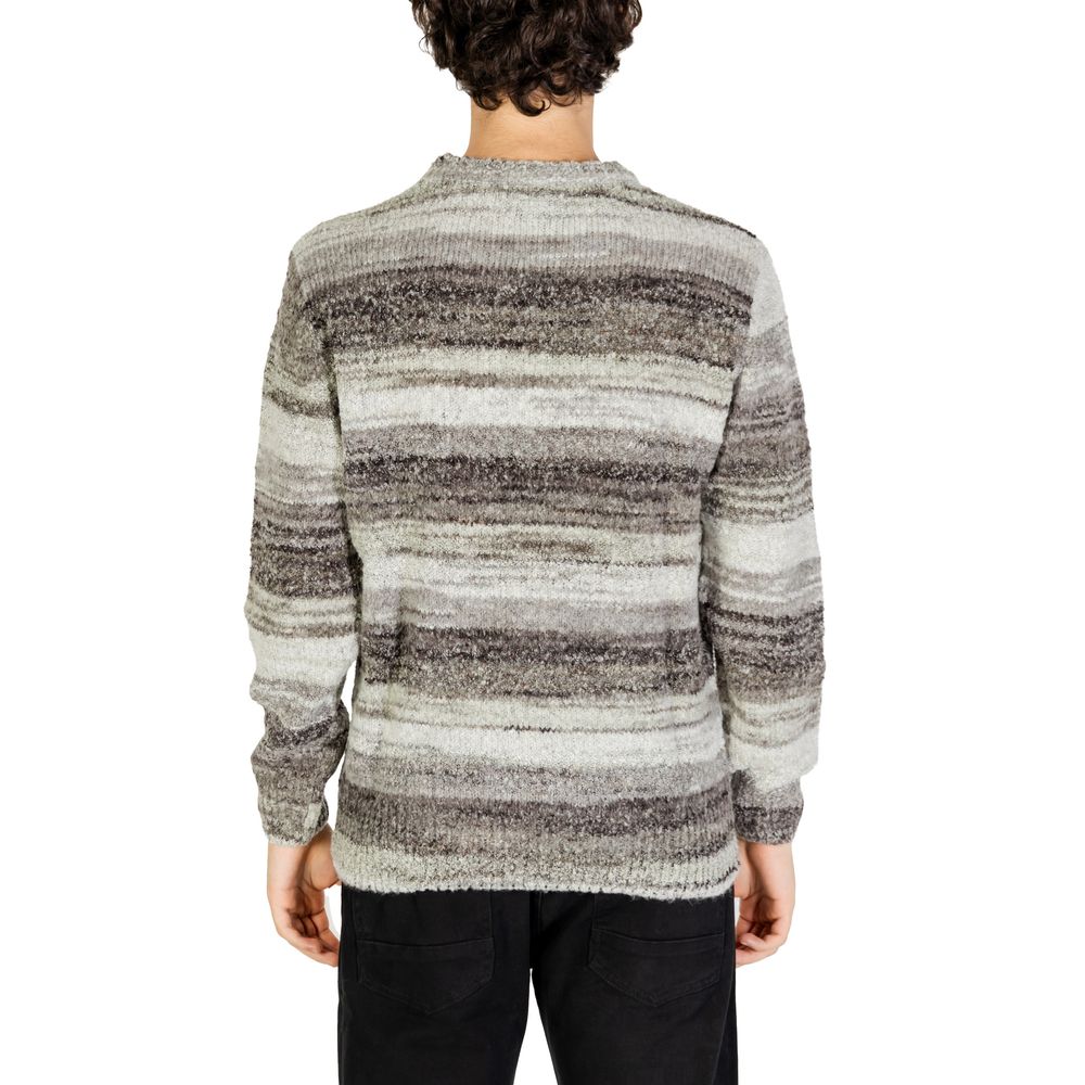 Gianni Lupo Gray Polyacrylic Sweatshirt - ClickThatClicks 