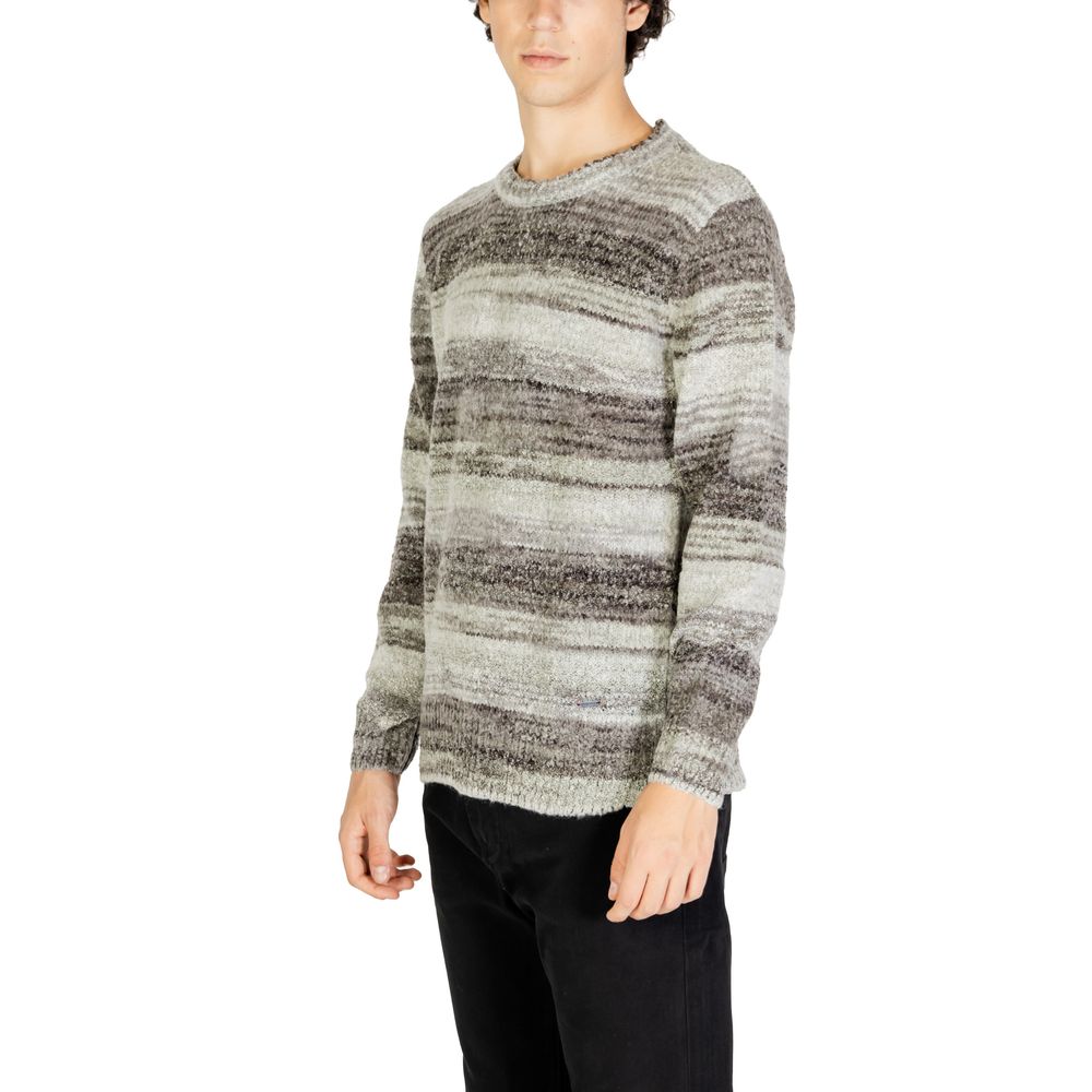 Gianni Lupo Gray Polyacrylic Sweatshirt - ClickThatClicks 