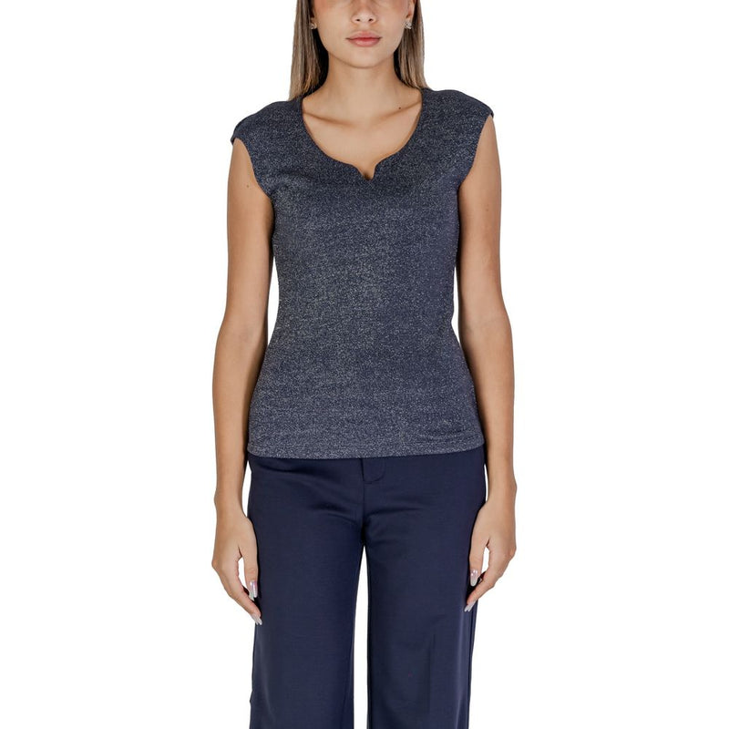 Street One Blue Viscose Tank Top