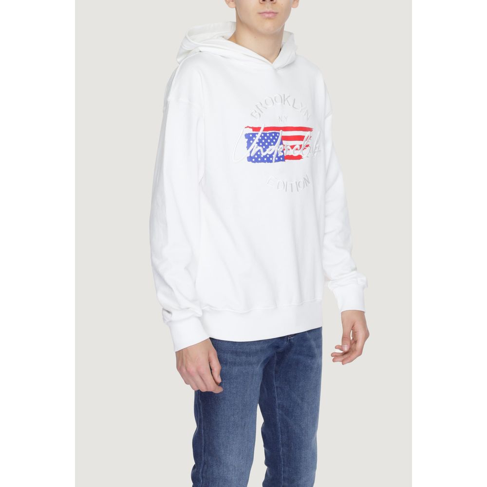 Underclub White Cotton Hoodie - ClickThatClicks 
