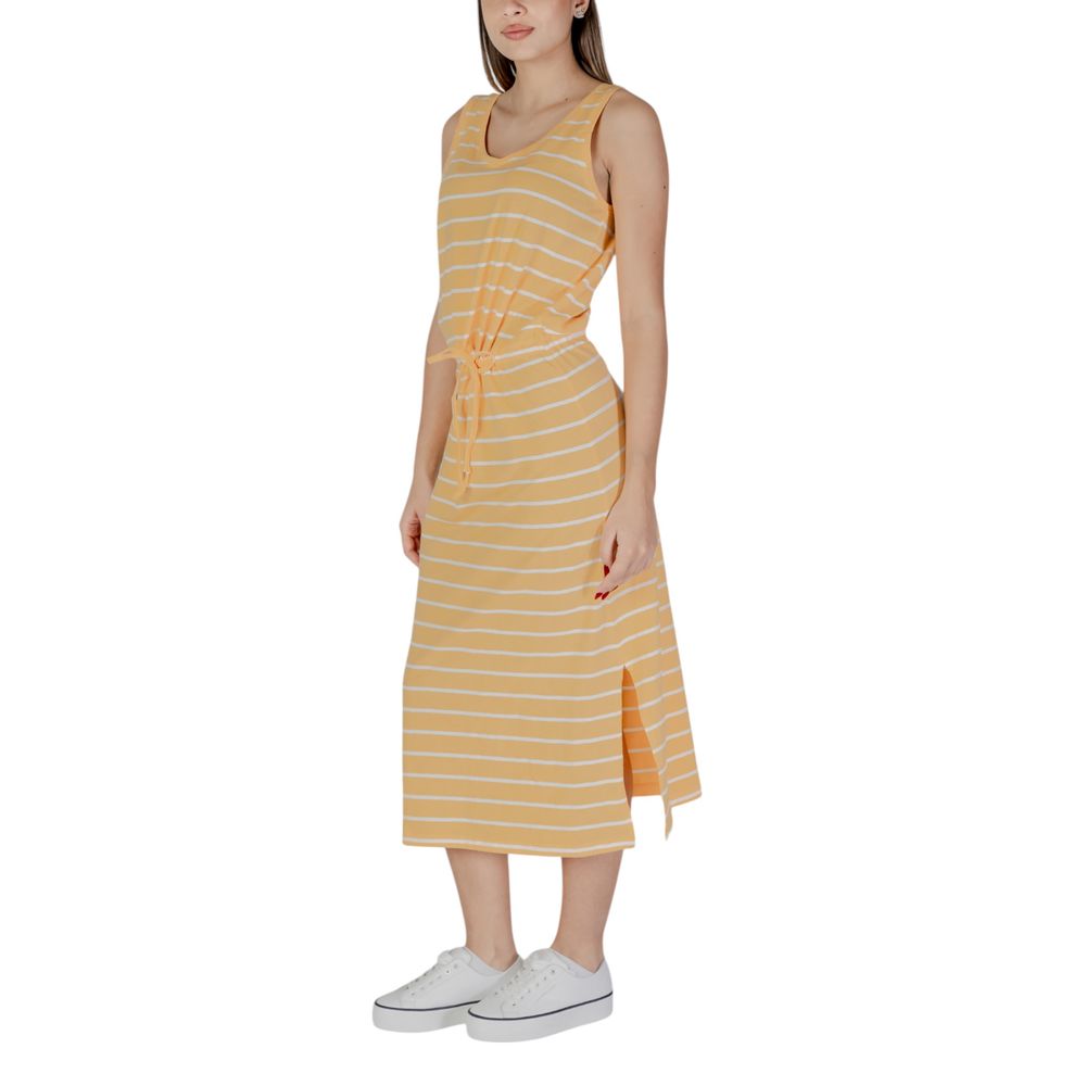 B.Young Yellow Cotton Long Dress - ClickThatClicks 