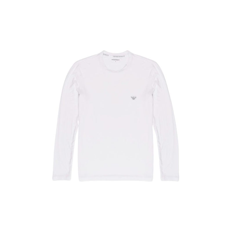 Emporio Armani Underwear White Modal Long Sleeve T-Shirt