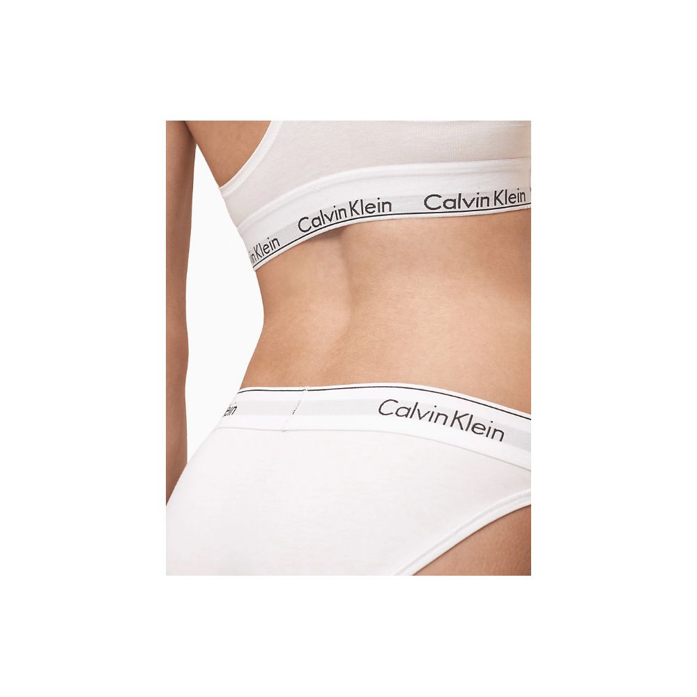 Calvin Klein Underwear White Cotton Pantie - ClickThatClicks 