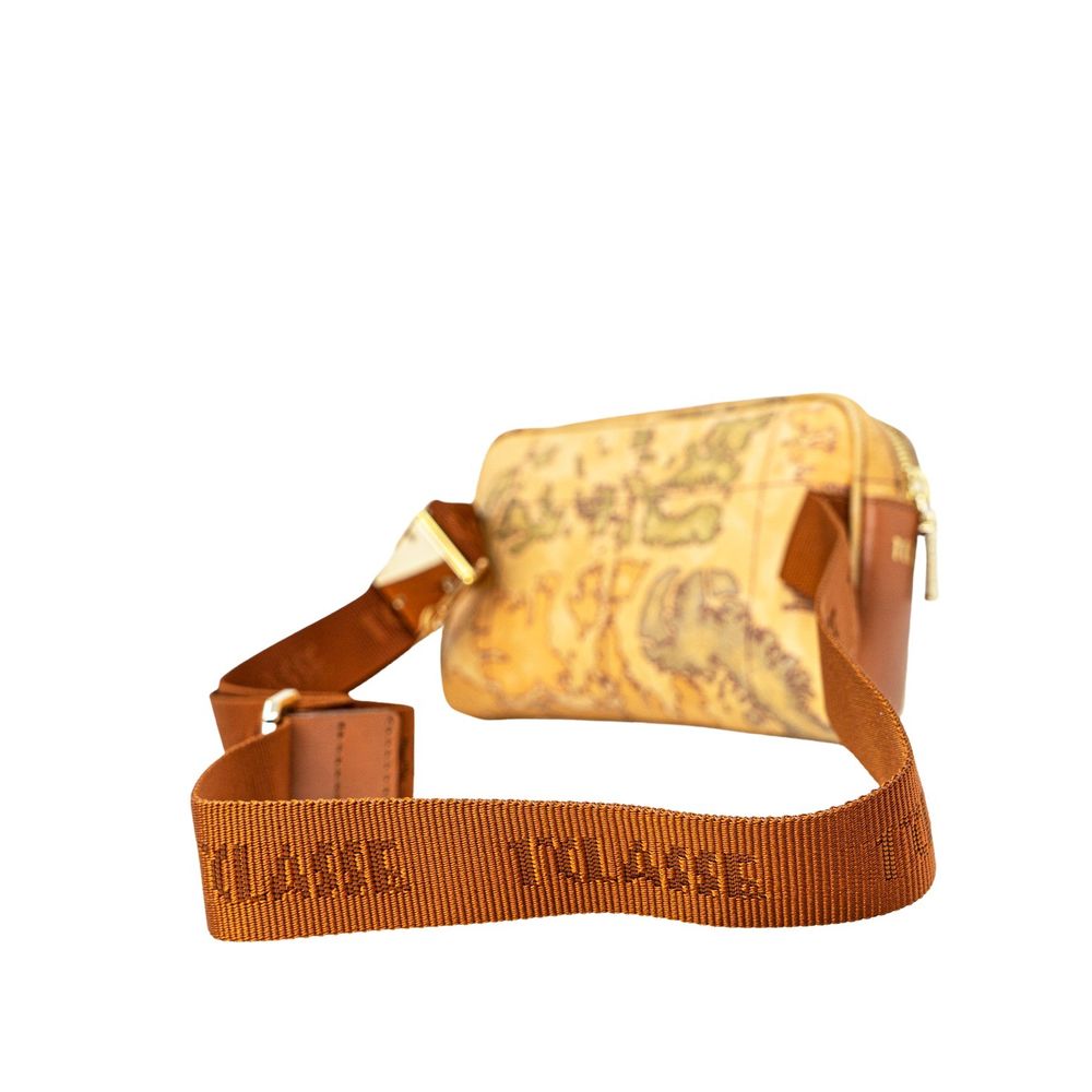 Alviero Martini Prima Classe Beige Leather Belt Bag - ClickThatClicks 