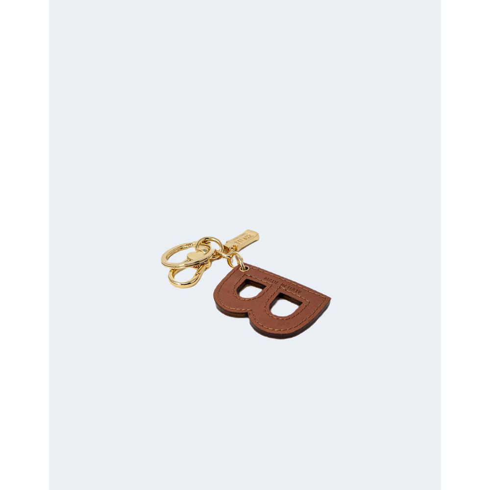 Alviero Martini Prima Classe Beige Cotton Keychain - ClickThatClicks 