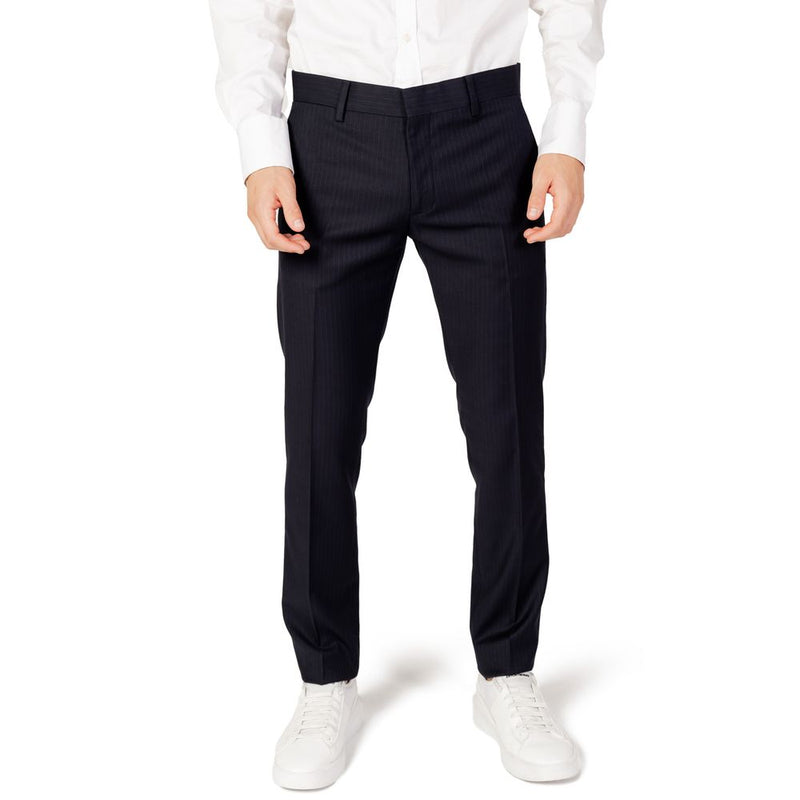 Antony Morato Blue Polyester Dress Pants