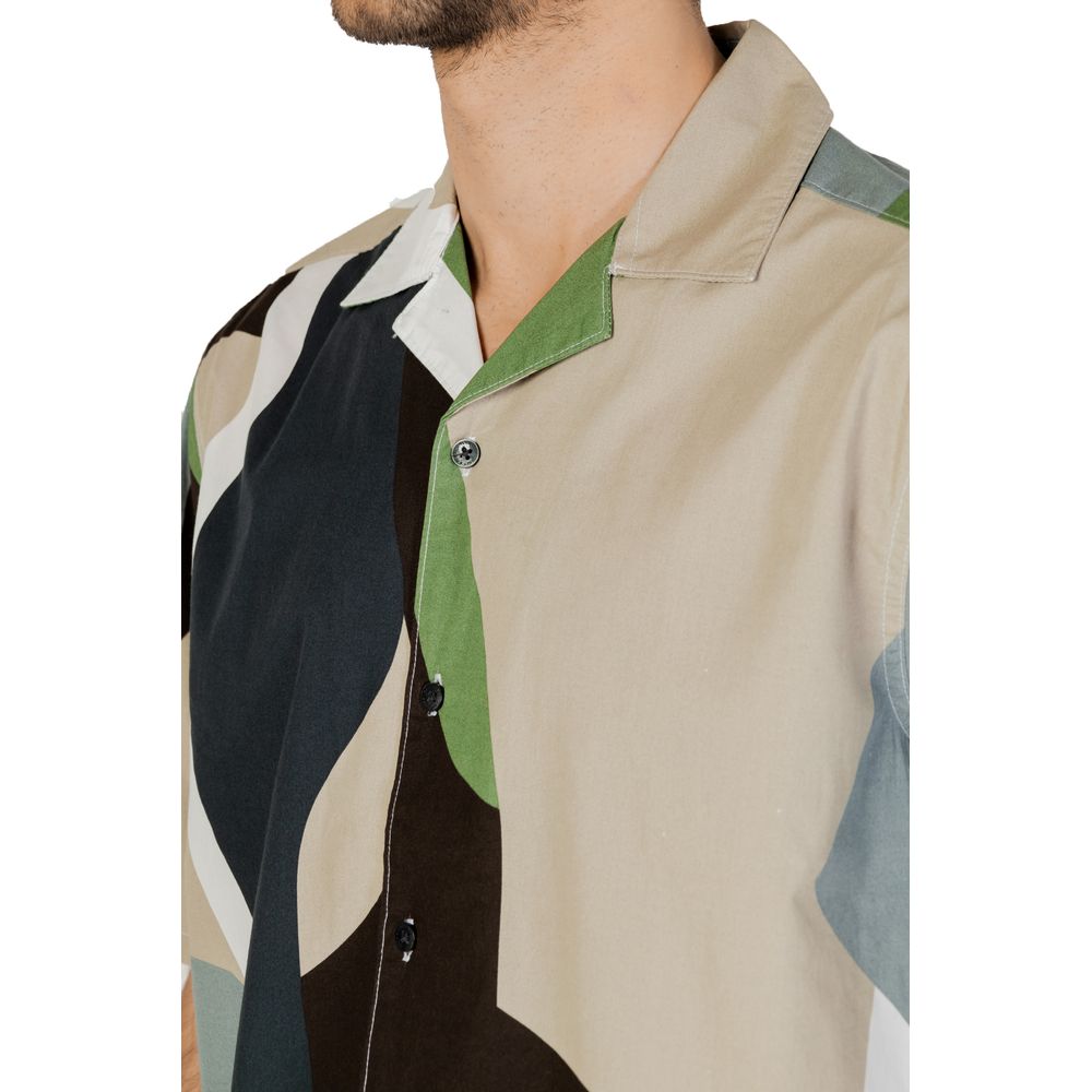Only & Sons Green Cotton Shortsleeve Shirt - ClickThatClicks 