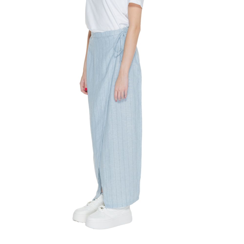 Vero Moda Light Blue Linen Long Skirt - ClickThatClicks 