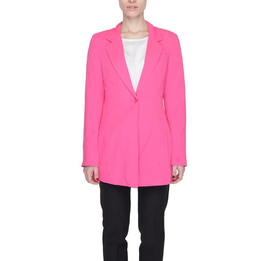 Vero Moda Pink Polyester Blazer - ClickThatClicks 