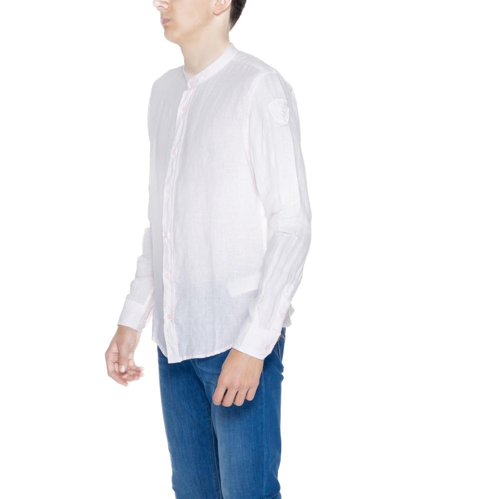 Blauer Multicolor Linen Dress Shirt - ClickThatClicks 