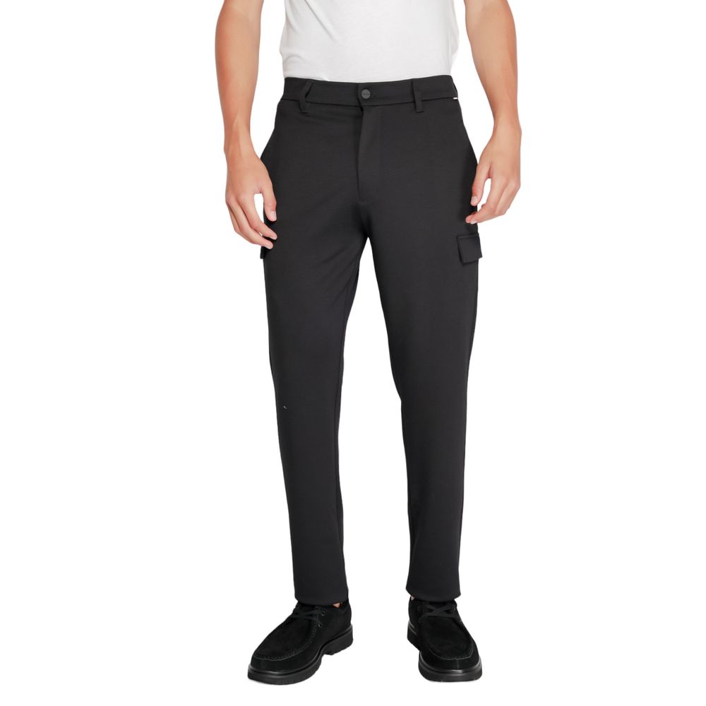 Calvin Klein Black Recycled Polyester Joggers (Workout Pants) - ClickThatClicks 