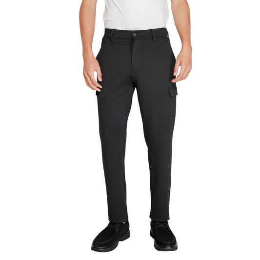 Calvin Klein Black Recycled Polyester Joggers (Workout Pants) - ClickThatClicks 