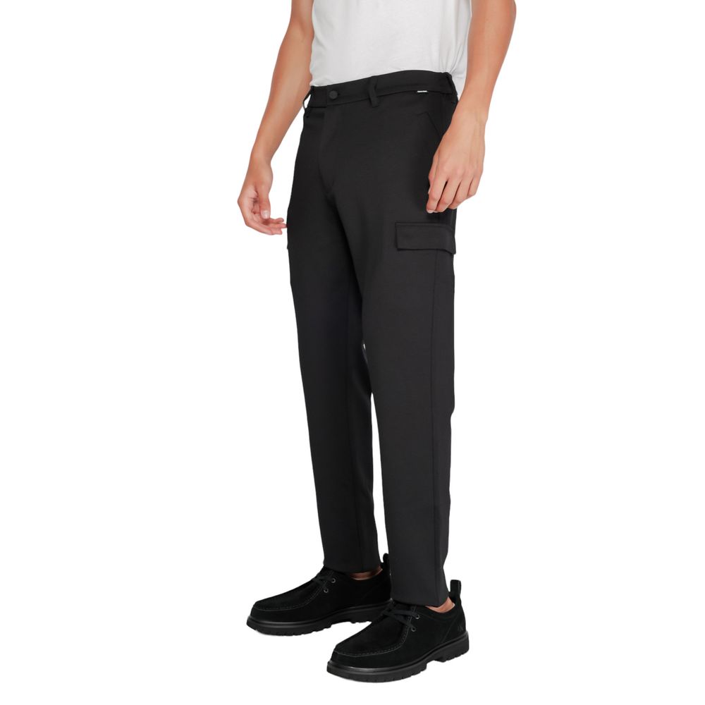 Calvin Klein Black Recycled Polyester Joggers (Workout Pants) - ClickThatClicks 
