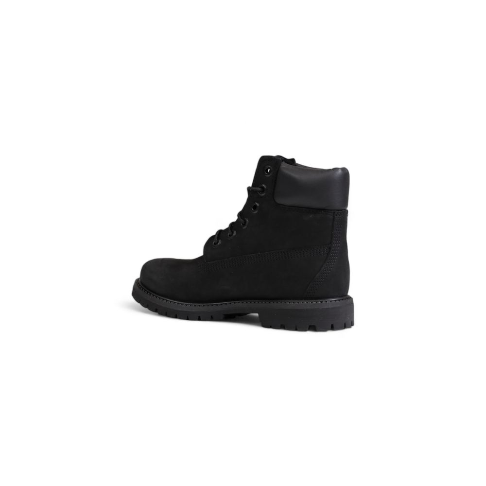 Timberland Black Recycled Leather Lace-Up Boots - ClickThatClicks 