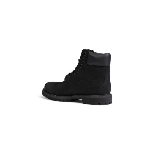 Timberland Black Recycled Leather Lace-Up Boots - ClickThatClicks 