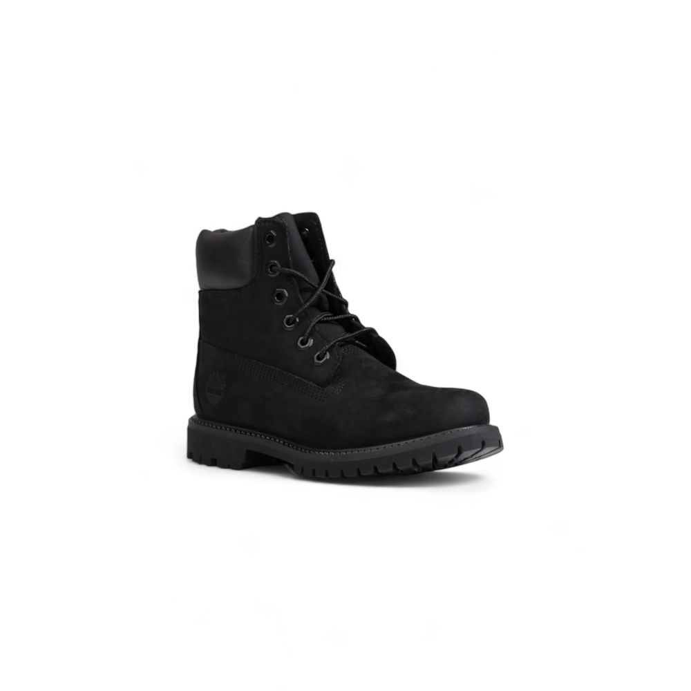 Timberland Black Recycled Leather Lace-Up Boots - ClickThatClicks 