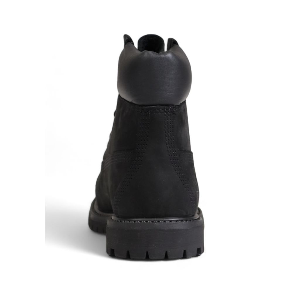 Timberland Black Recycled Leather Lace-Up Boots - ClickThatClicks 