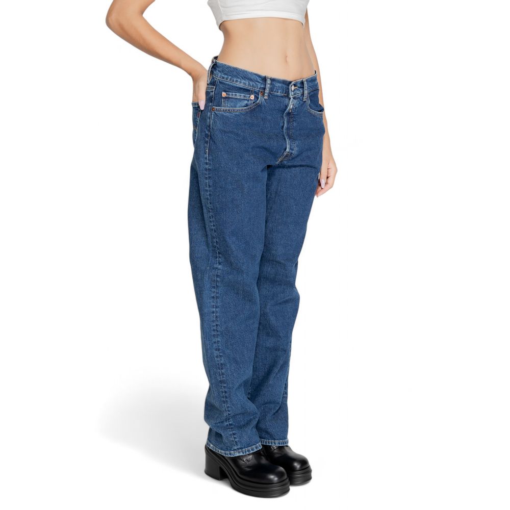 Replay Blue Cotton Mom Jeans - ClickThatClicks 