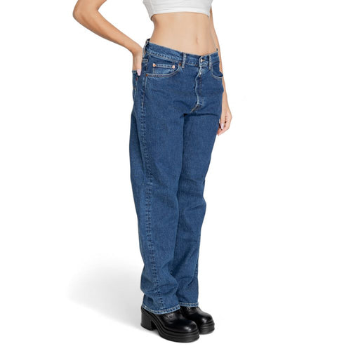 Replay Blue Cotton Mom Jeans - ClickThatClicks 