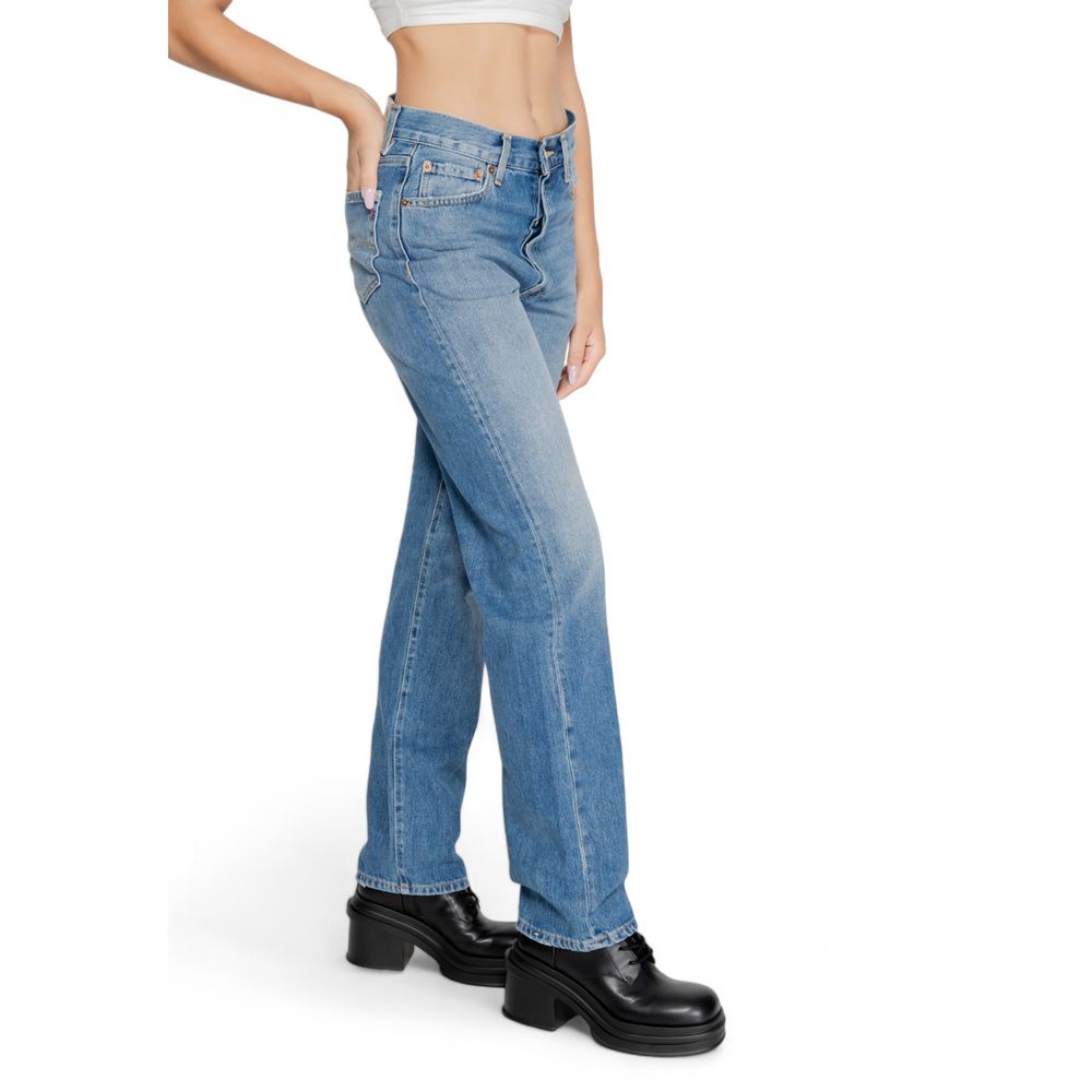 Replay Blue Cotton Mom Jeans - ClickThatClicks 
