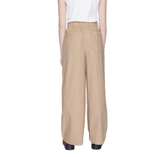 Blauer Beige Cotton Casual Pants - ClickThatClicks 