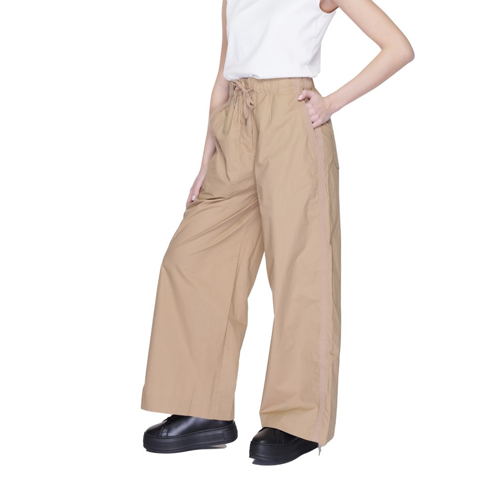 Blauer Beige Cotton Casual Pants - ClickThatClicks 
