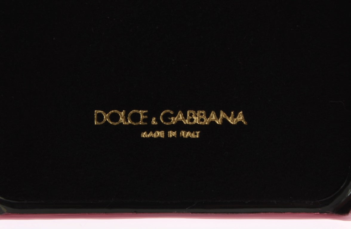 Dolce & Gabbana Pink Leather Heart Phone Cover - ClickThatClicks 