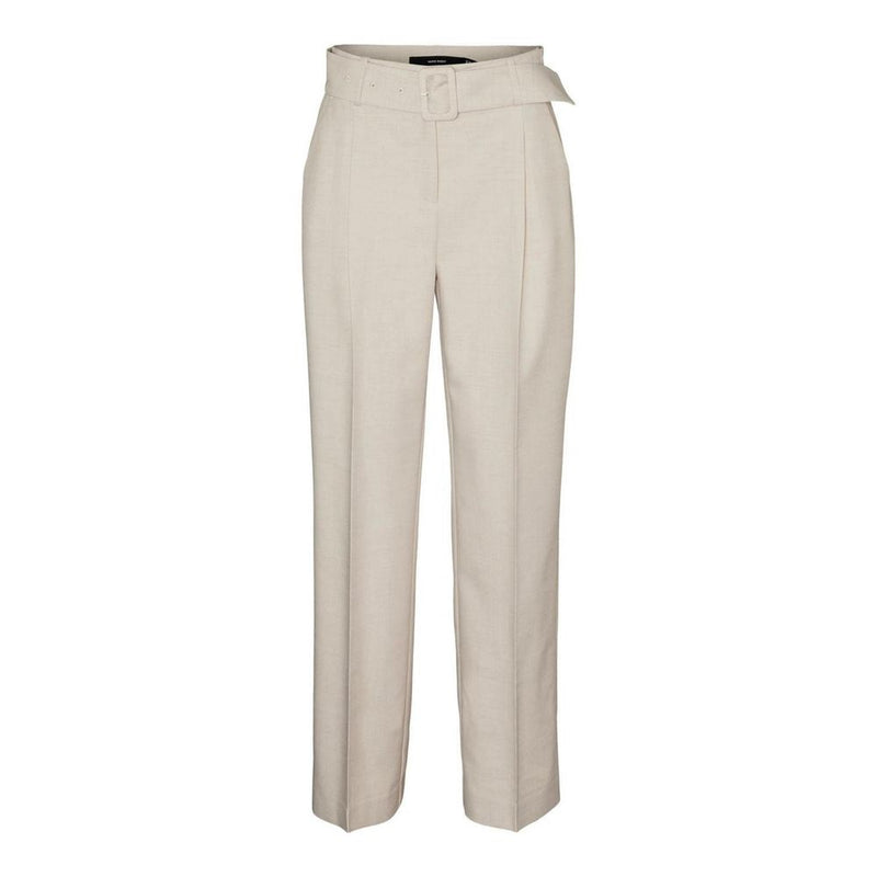 Vero Moda Gray Polyester Casual Pants