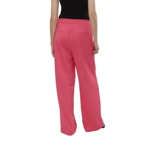 Vero Moda Pink Polyester Casual Pants - ClickThatClicks 