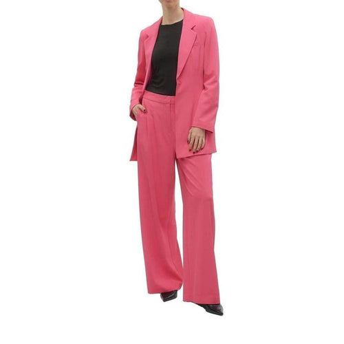 Vero Moda Pink Polyester Casual Pants - ClickThatClicks 