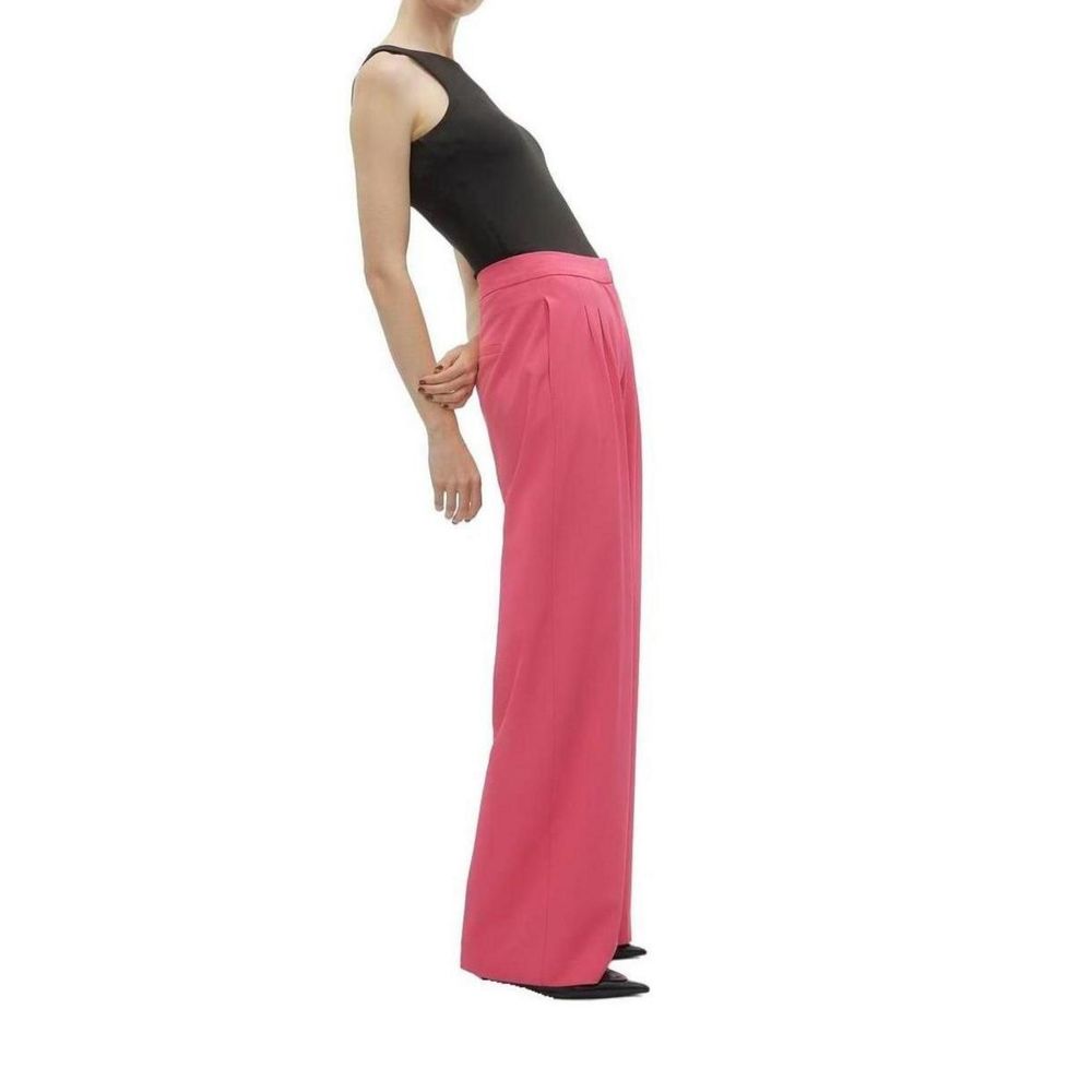 Vero Moda Pink Polyester Casual Pants - ClickThatClicks 