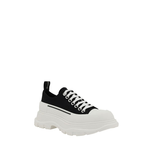 Alexander McQueen Black Rubber Chunky Sneakers - ClickThatClicks 