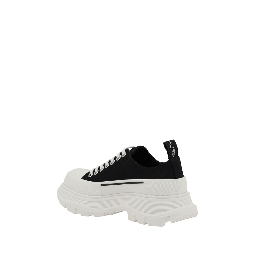 Alexander McQueen Black Rubber Chunky Sneakers - ClickThatClicks 