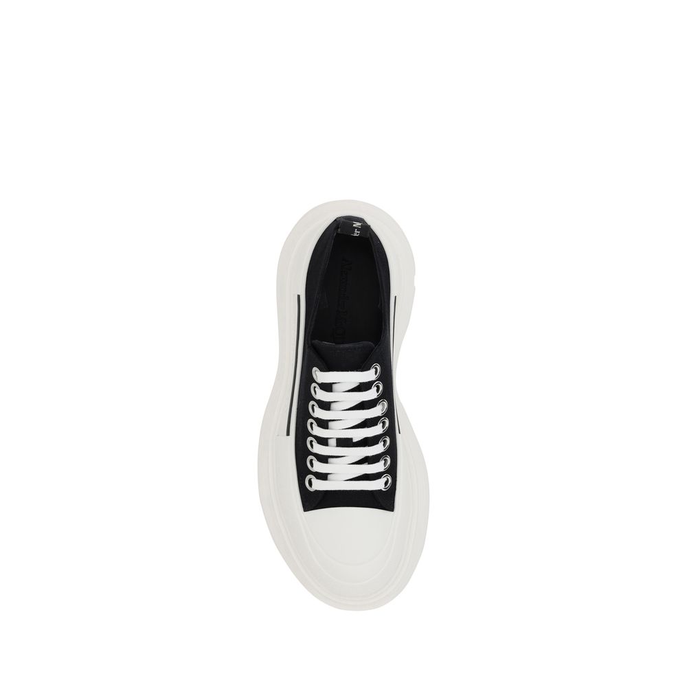 Alexander McQueen Black Rubber Chunky Sneakers - ClickThatClicks 