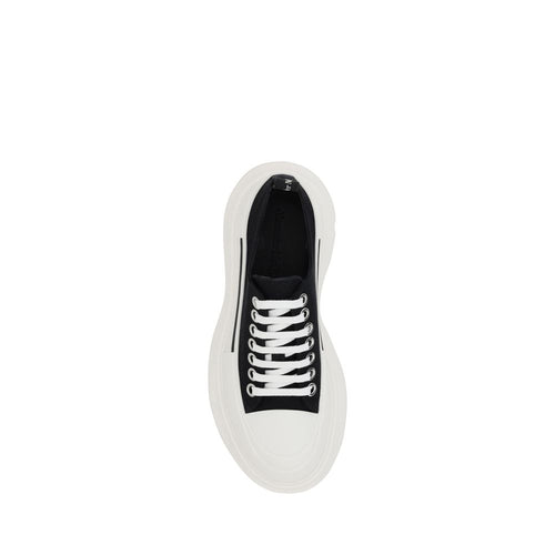 Alexander McQueen Black Rubber Chunky Sneakers - ClickThatClicks 