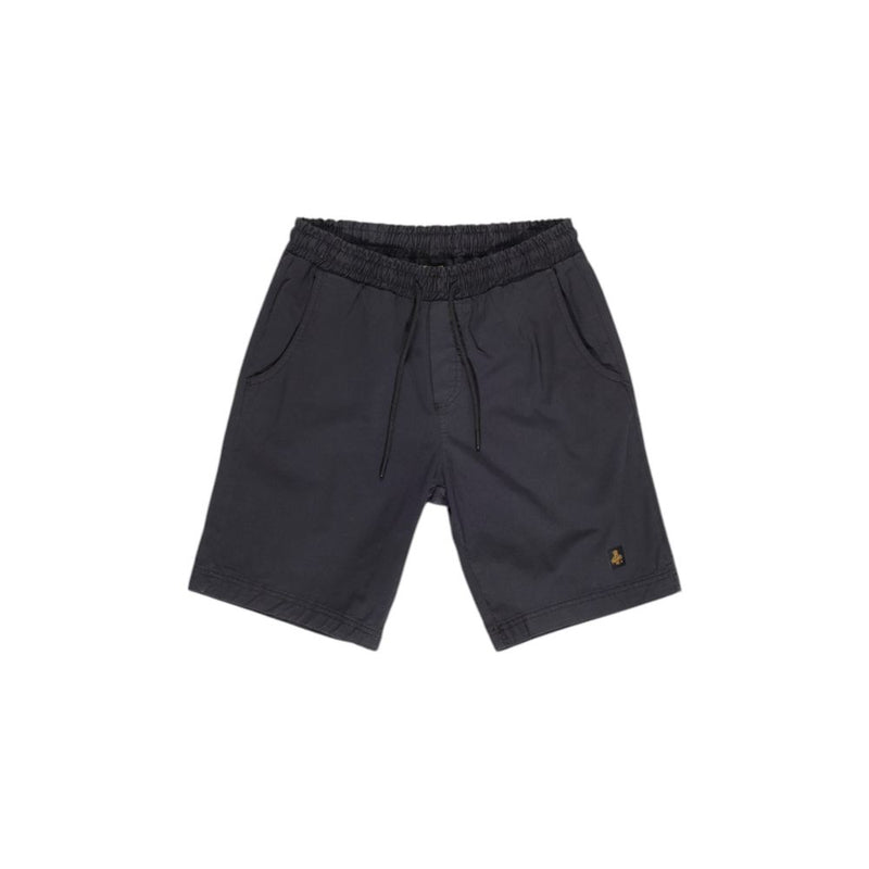 Refrigiwear Black Cotton Bermuda Shorts