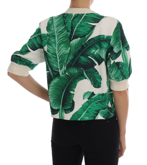Dolce & Gabbana Pineapple Banana Sequins Crewneck Sweater - ClickThatClicks 