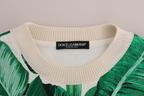 Dolce & Gabbana Pineapple Banana Sequins Crewneck Sweater - ClickThatClicks 