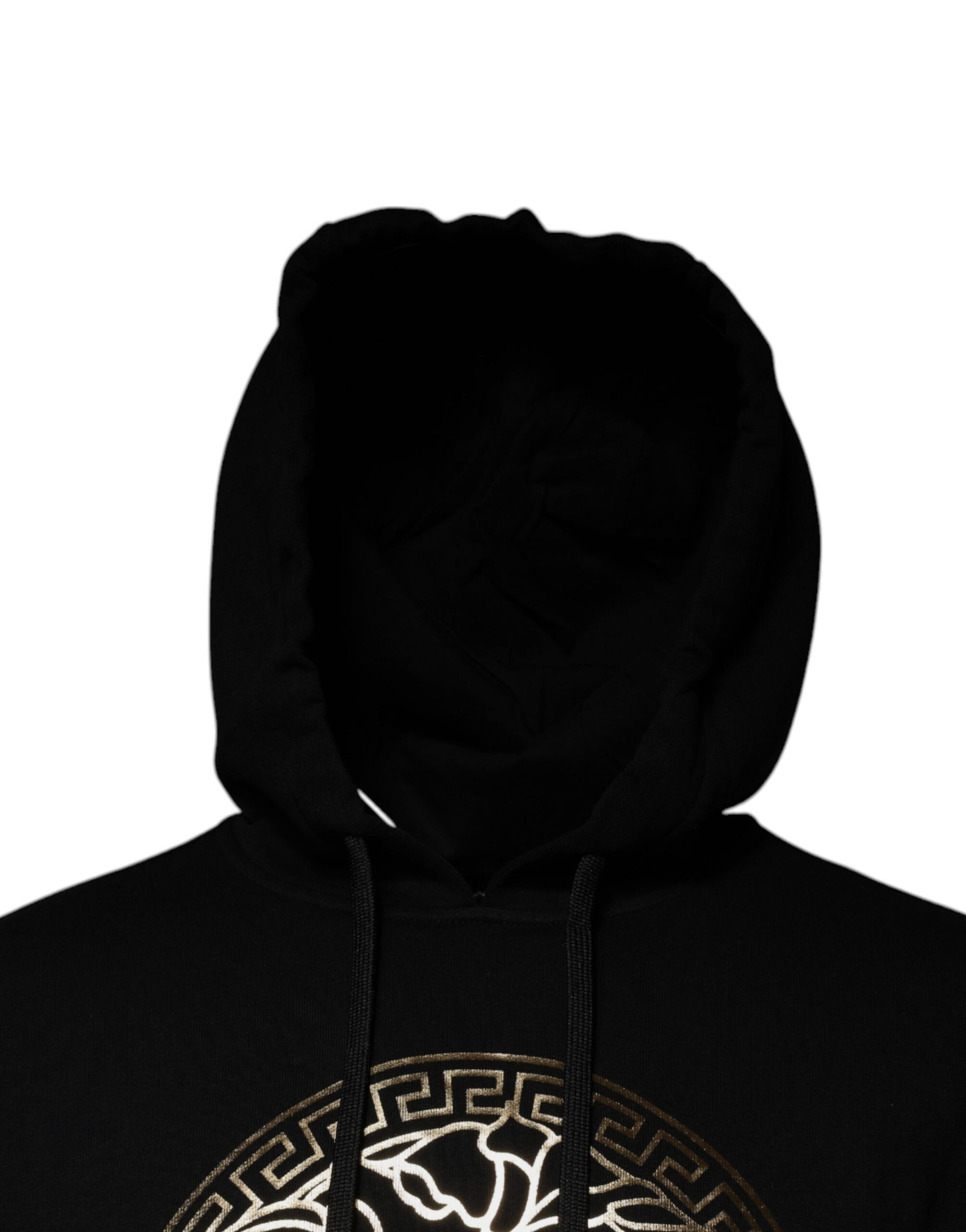 Versace Black Medusa Cotton Hoodie Pullover Sweatshirt Sweater - ClickThatClicks 