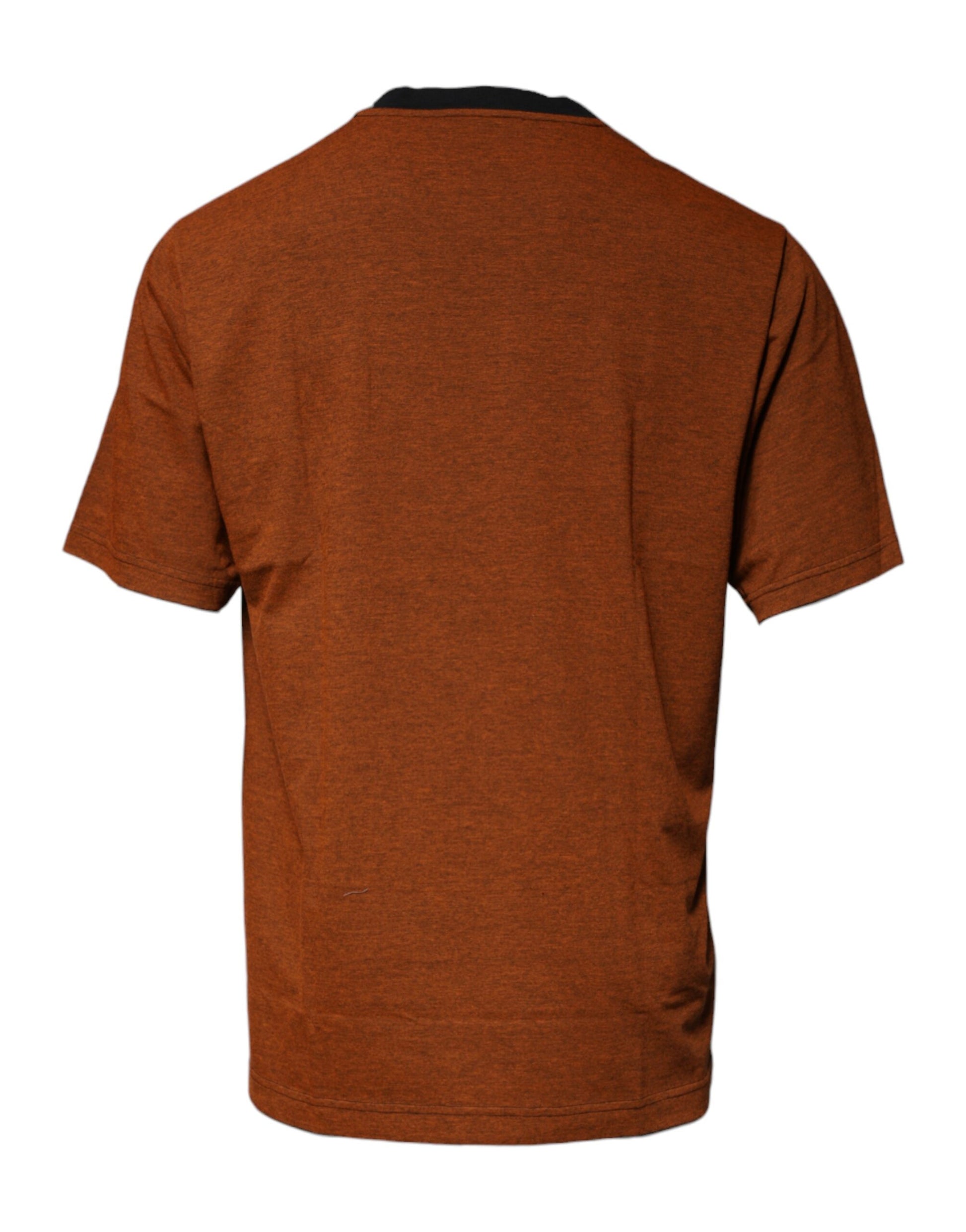 Dolce & Gabbana Brown DG Logo Cotton Crew Neck T-shirt - ClickThatClicks 
