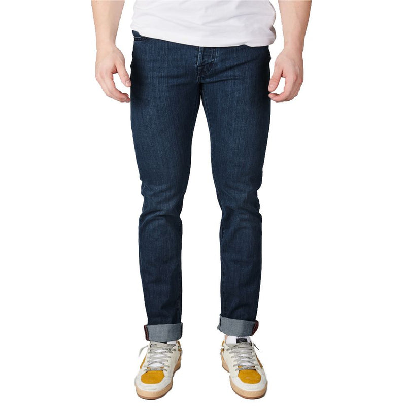 Tramarossa Blue Cotton Jeans Denim