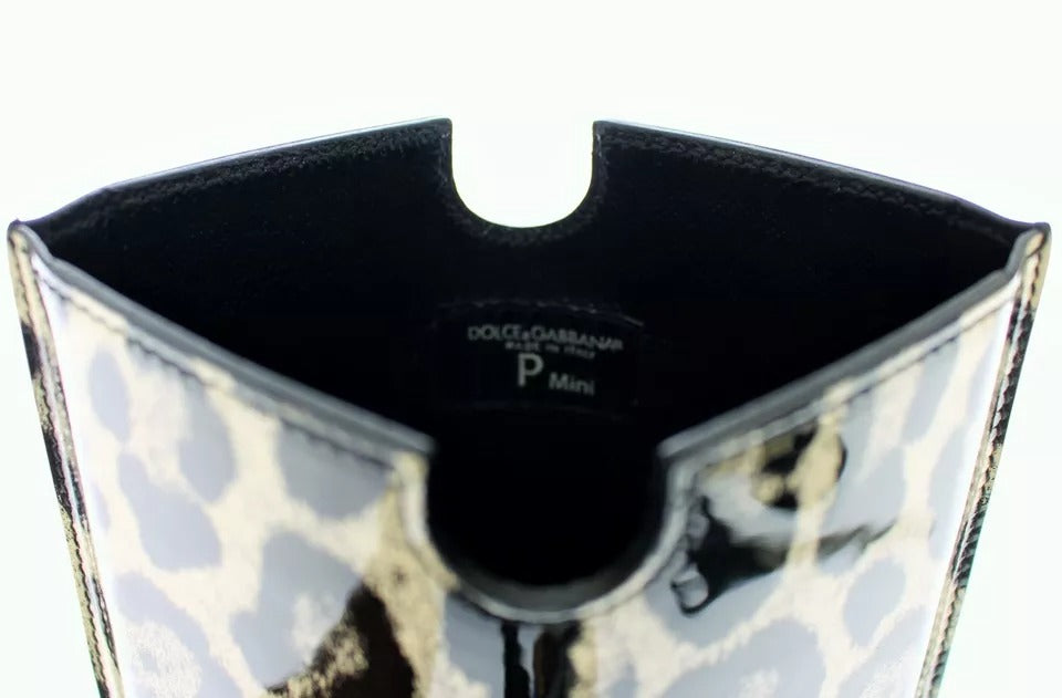Dolce & Gabbana White Leopard Pattern Leather eBook Cover Tablet Case - ClickThatClicks 